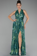 Robe de Soirée Longue Vert ABU4216