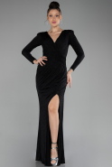 Robe de Soirée Longue Noir ABU3542