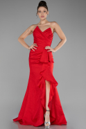 Robe de Soirée Longue Rouge ABU4247