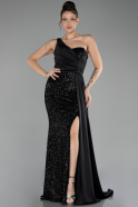 Robe de Soirée Longue Noir ABU4241