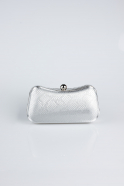 Sac de Soirée Luxe Cristal Argent KC249