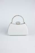 Sac de Soirée Luxe Argent KC311