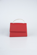 Sac de Soirée Luxe Satin Rouge KC253