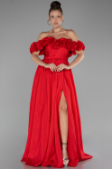 Robe de Soirée Longue Rouge ABU4278