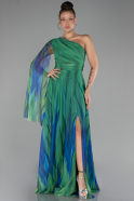 Robe de Soirée Longue Vert ABU4279