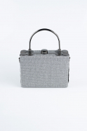 Sac de Soirée Luxe Argenté Platine KC161