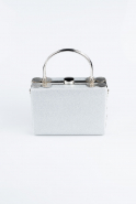 Sac de Soirée Luxe Argent KC161