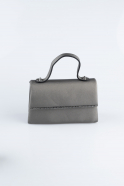 Sac de Soirée Luxe Satin Platine KC408