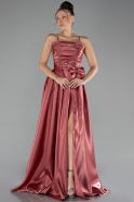 Robe de Soirée Longue Marron Clair ABU4298