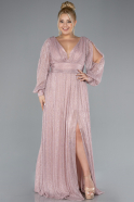 Robe de Soirée Grande Taille Longue Poudre ABU3154