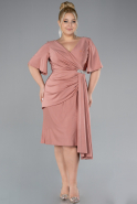 Robe De Invitation Grande Taille Midi Pelure D'oignon ABK2162