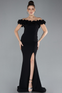 Robe de Soirée Longue Noir ABU4387