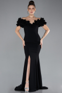 Robe De Soirée Longue Noir ABU4080