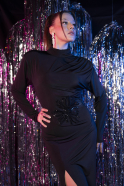 Robe de Soirée Longue Noir ABU4525