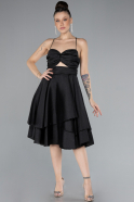 Robe de Cérémonie Courte Noir ABK2209