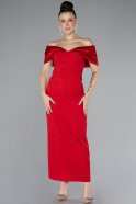 Robe De Soirée Midi Rouge ABK2212