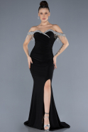 Robe de Soirée Longue Noir ABU4553