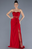 Robe de Soirée Longue Rouge ABU4410