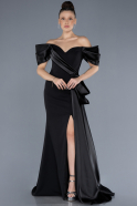 Robe de Soirée Longue Noir ABU4562