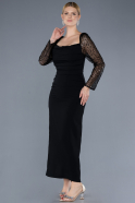 Robe de Cérémonie Midi Noir ABK2216