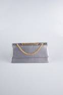 Sac de Soirée Luxe Satin Argent SH818