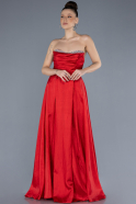 Robe de Soirée Longue Rouge ABU4579