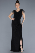 Robe Grande Taille Longue Noir ABU4614