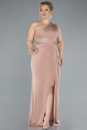 Robe De Soirée Grande Taille Longue Or ABU4601