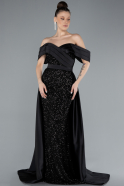 Robe de Soirée Longue Noir ABU4661