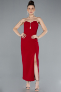 Robe de Cérémonie Midi Rouge ABK2254