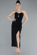 Robe de Cérémonie Midi Noir ABK2254