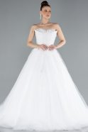 Robes de Mariage Longue Blanc ABG121