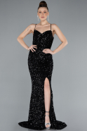 Robe de Soirée Longue Noir ABU4681