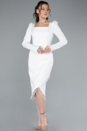 Tenue de Soirée Midi Blanc ABK2272