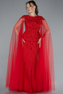 Robe de Soirée Longue Rouge ABU4707