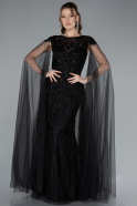 Robe de Soirée Longue Noir ABU4707