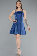 Tenue de Soirée Courte Bleu Marine ABK2276