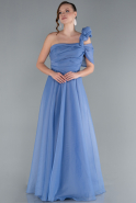 Robe de Soirée Longue Indigo ABU4727