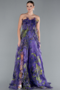 Robe de Soirée Longue Violet ABU4734