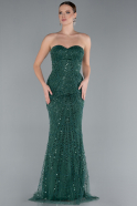 Robe De Soirée Longue Émeraude ABU4517