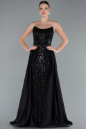 Robe de Soirée Longue Noir ABU4745