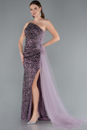 Robe de Soirée Longue Lavande ABU4772