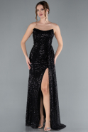 Robe de Soirée Longue Noir ABU4776