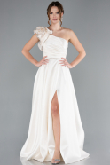 Robe de Soirée Longue Blanc ABU4782