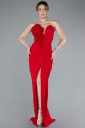 Robe de Soirée Longue Rouge ABU4800