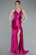Robe de Soirée Longue Fushia ABU4814