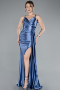 Robe de Soirée Longue Indigo ABU4814