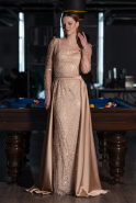 Robe De Soirée Longue Or ABU4603