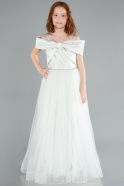 Robe de Soirée Enfants Longue Menthe ABU4826