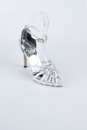 Chaussure de soirée Plâtre Argent AB1132